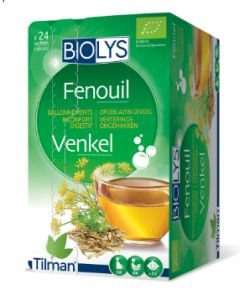 Infusion fenouil (Ballonnements) BIO, 24 sachets